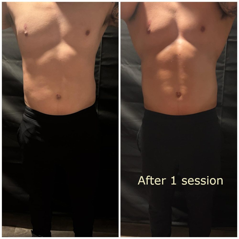 Client progress after one session